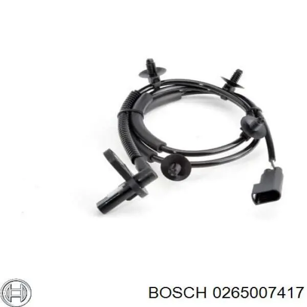 0265007417 Bosch Датчик ABS задній лівий