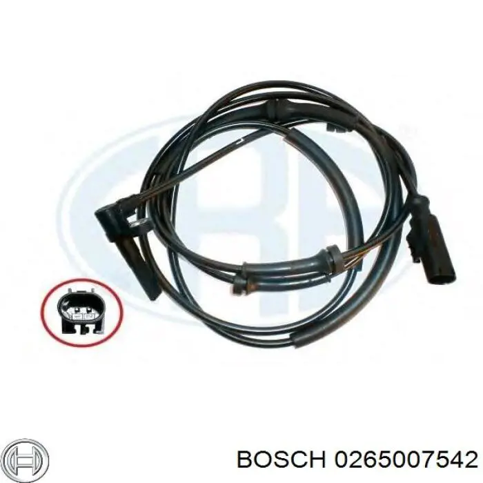 Датчик ABS передній лівий Bosch 0265007542 ціна, від 19.02 USD