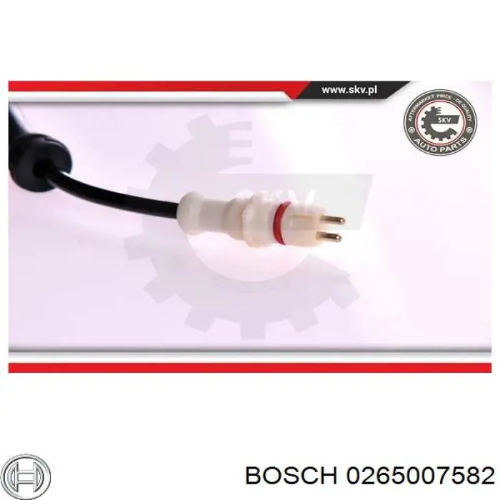 0265007582 Bosch Датчик АБС (ABS) задній правий