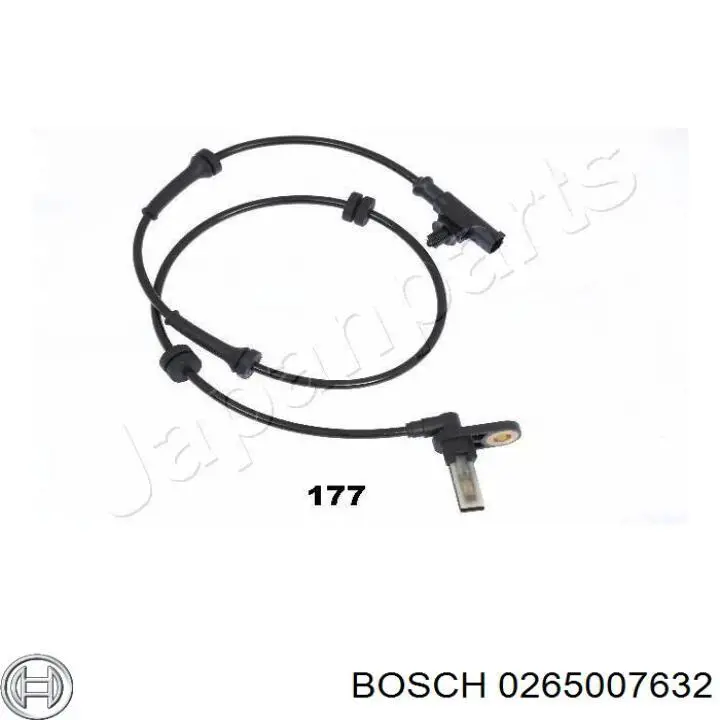 0265007632 Bosch датчик абс (abs задній, лівий)