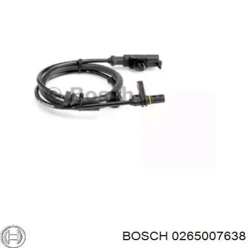 0265007638 Bosch датчик абс (abs задній)
