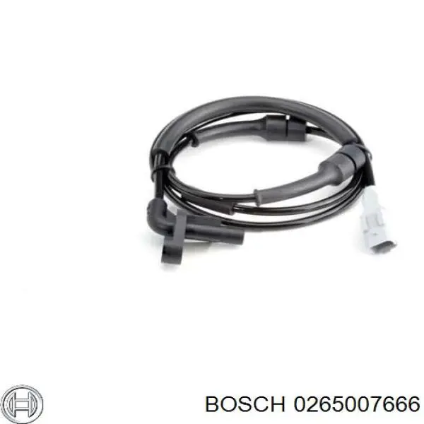 0265007666 Bosch датчик абс (abs передній)