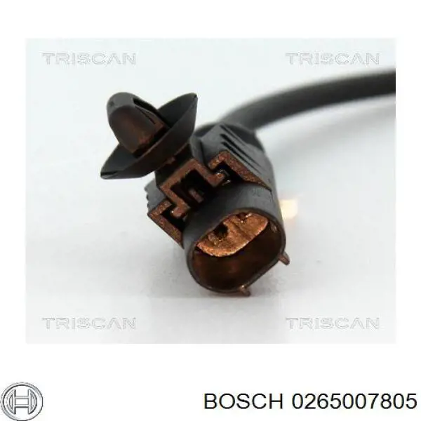Датчик АБС (ABC) передній, правий Bosch 0265007805