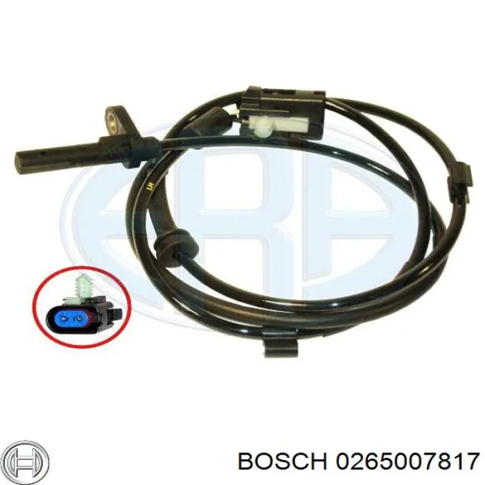 0265007817 Bosch Датчик ABS задній лівий
