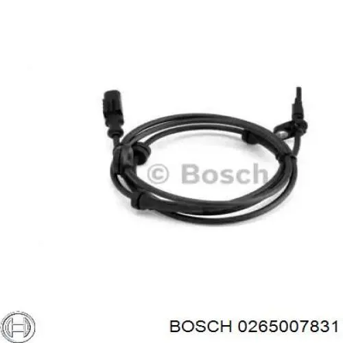 Датчик АБС (ABS) задній, лівий 0265007831 Bosch