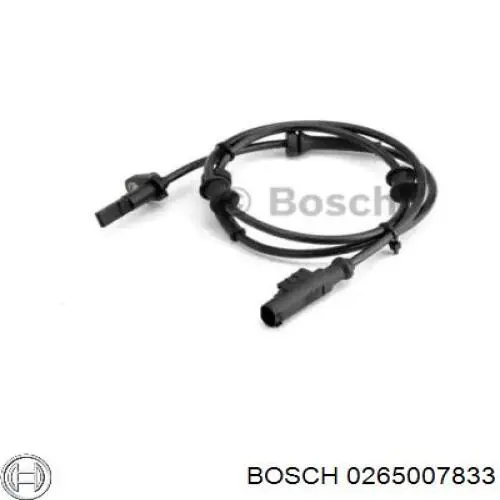 Датчик АБС (ABS) задній Bosch 0265007833 ціна, від 15.17 USD