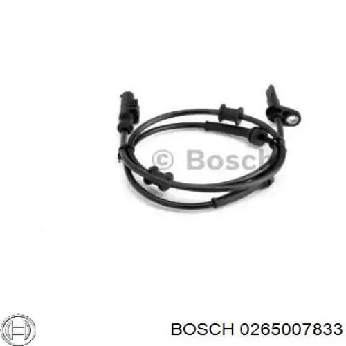 0265007833 Bosch Датчик АБС (ABS) задній