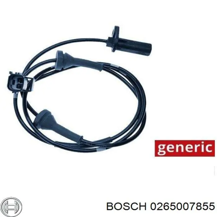 Купити 0265007855 Bosch Датчик АБС (ABS) задній