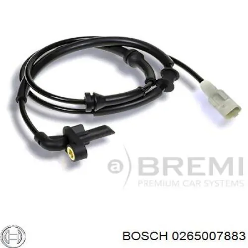 0265007883 Bosch Датчик ABS задній правий
