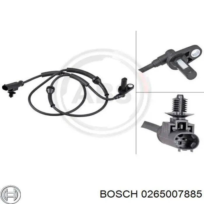 Датчик АБС передній 265007885 Bosch