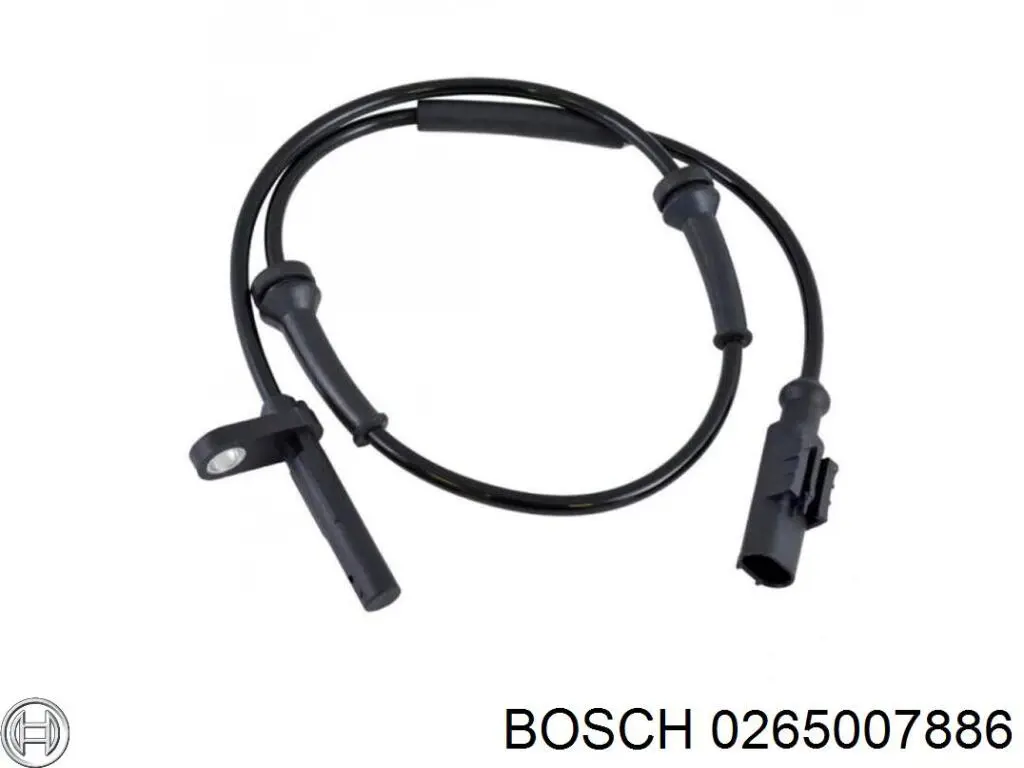 265007886 Bosch датчик абс (abs задній)