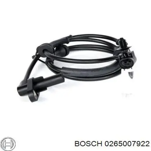 0265007922 Bosch датчик абс (abs задній)