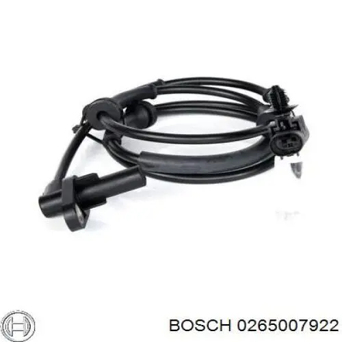 Купити 0265007922 Bosch Датчик АБС (ABS) задній