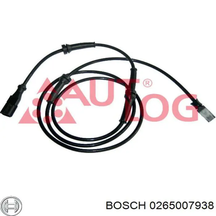 Датчик АБС (ABS) задній, правий 0265007938 Bosch