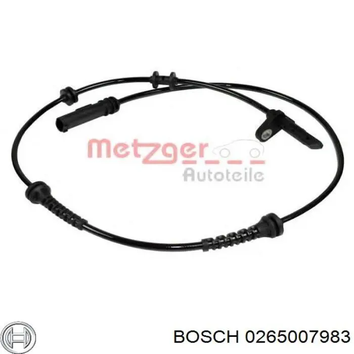 0265007983 Bosch Датчик АБС (ABS) задній