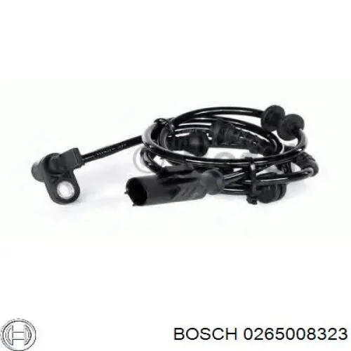 Купити 0265008323 Bosch Датчик АБС (ABS) задній, лівий