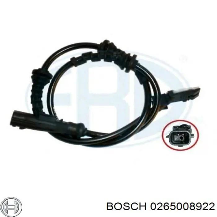 Купити 0265008922 Bosch Датчик АБС (ABS) передній