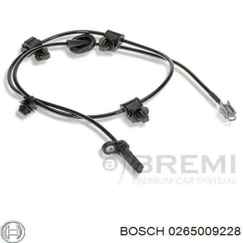 0265009228 Bosch датчик абс (abs задній, правий)