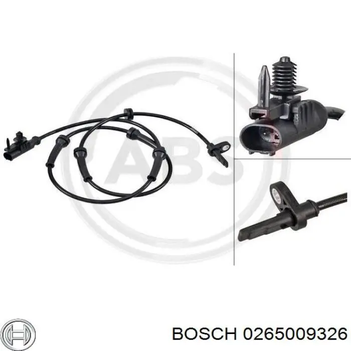 Купити 31625 ABS Датчик АБС (ABS) задній