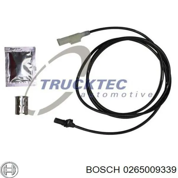 0265009339 Bosch датчик абс (abs задній, правий)