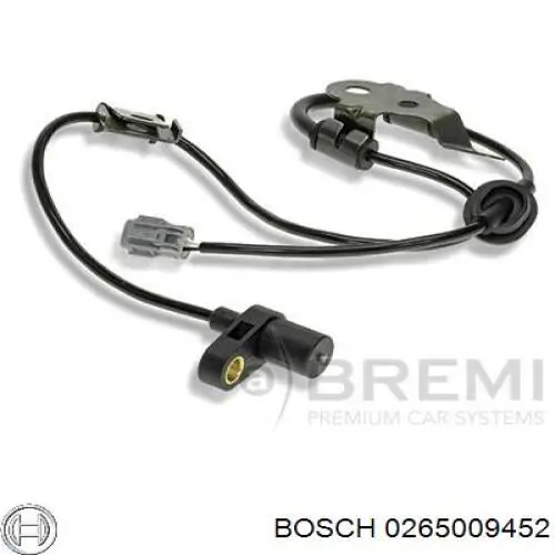 0265009452 Bosch датчик абс (abs передній, лівий)