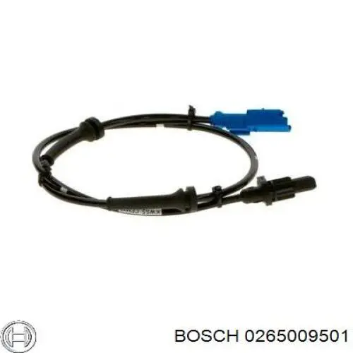 Купити 0265009501 Bosch Датчик АБС (ABS) задній