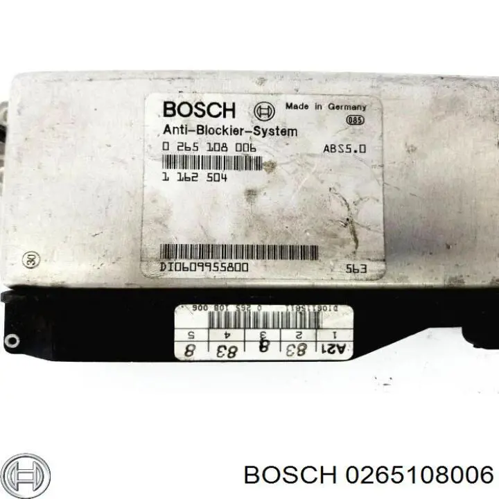 Модуль (блок ЕБУ) управління АБС (ABS) Bosch 0265108006 ціна, від 3.80 USD