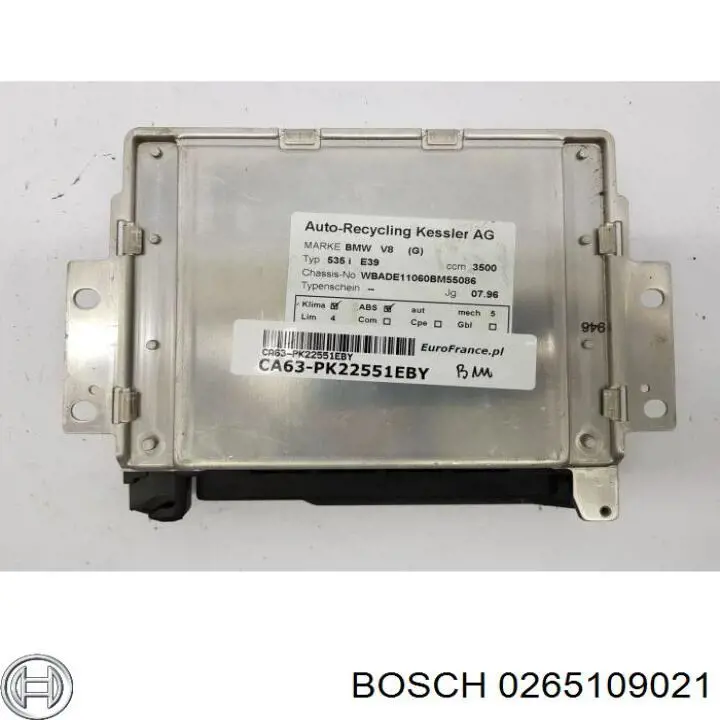 0265109021 Bosch 