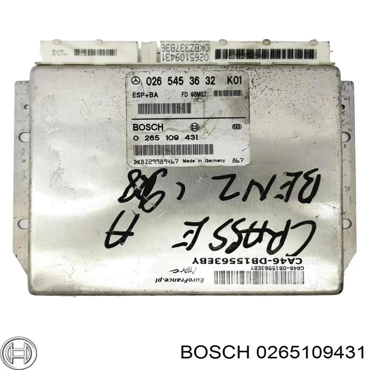 A0265453632 Mercedes Модуль управління ESP