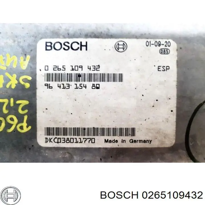 0265109432 Bosch 