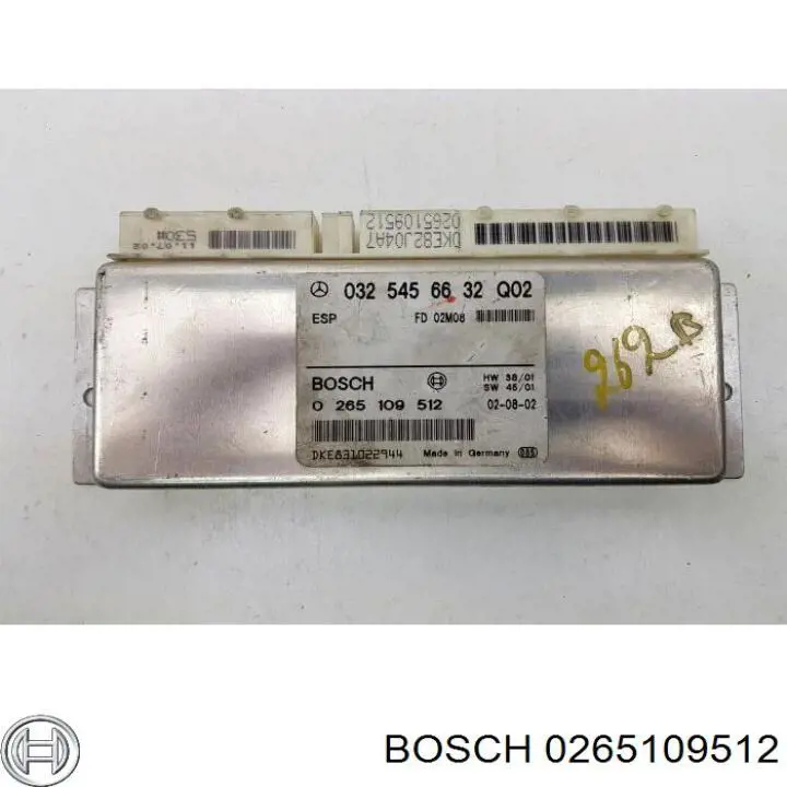 Блок керування ESP 0265109512 Bosch