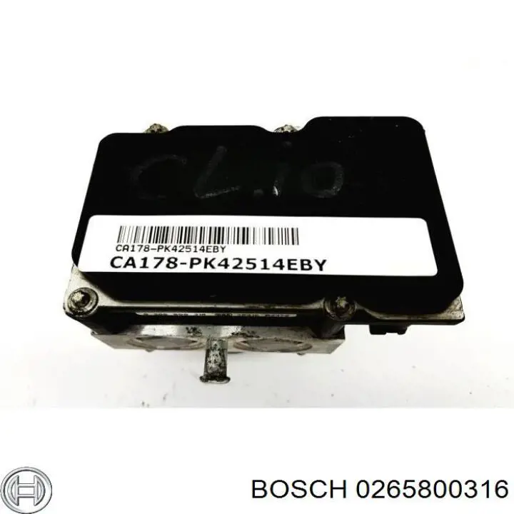 Насос АБС (ABS) головного гальмівного циліндру 0265800316 Bosch