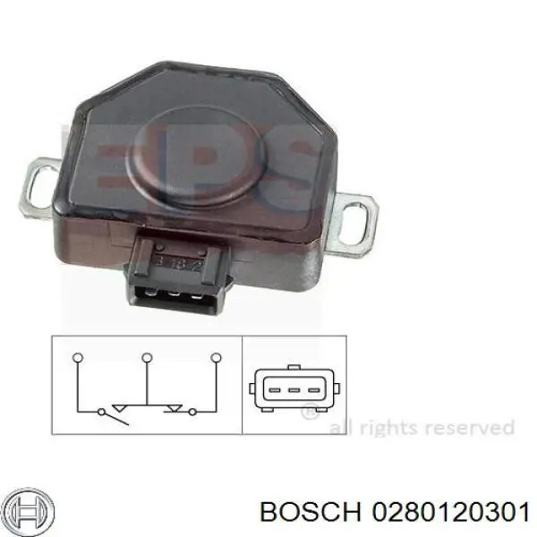Потенціометр Bosch 0280120301 ціна, від 30.30 USD