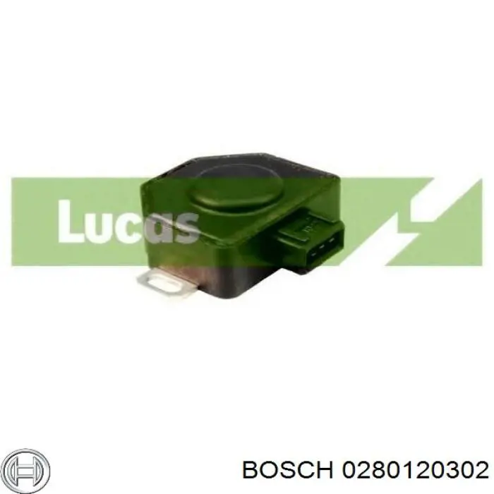 Потенціометр Bosch 0280120302 ціна, від 1566.68 UAH