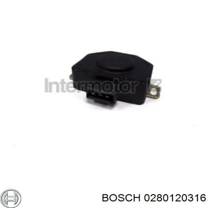 0280120316 Bosch датчик положення дросельної заслінки (потенціометр)