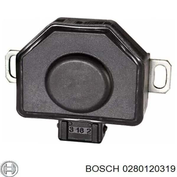 0280120319 Bosch Датчик положення дросельної заслінки (потенціометр)