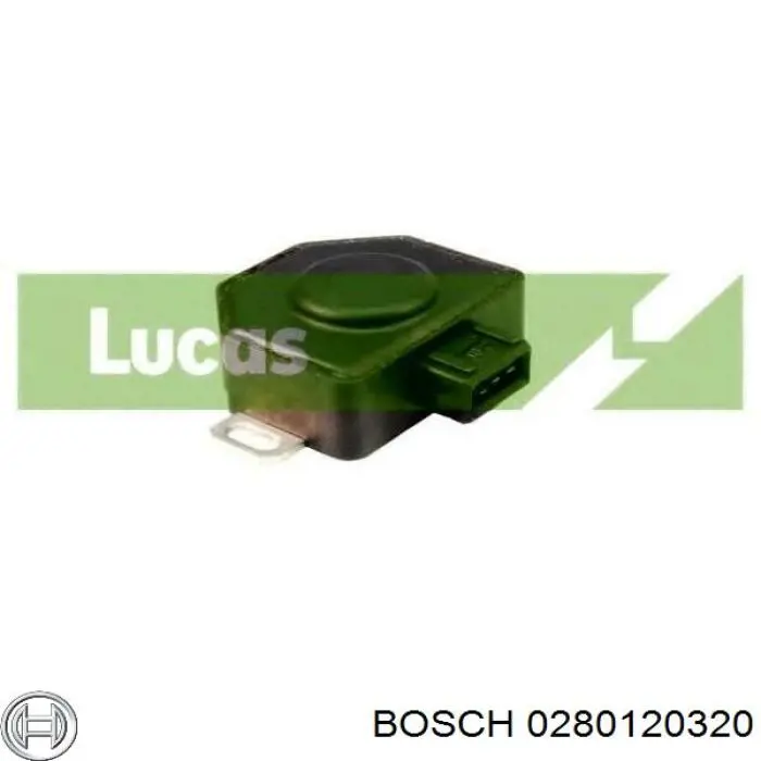 0280120320 Bosch Датчик положення дросельної заслінки (потенціометр)