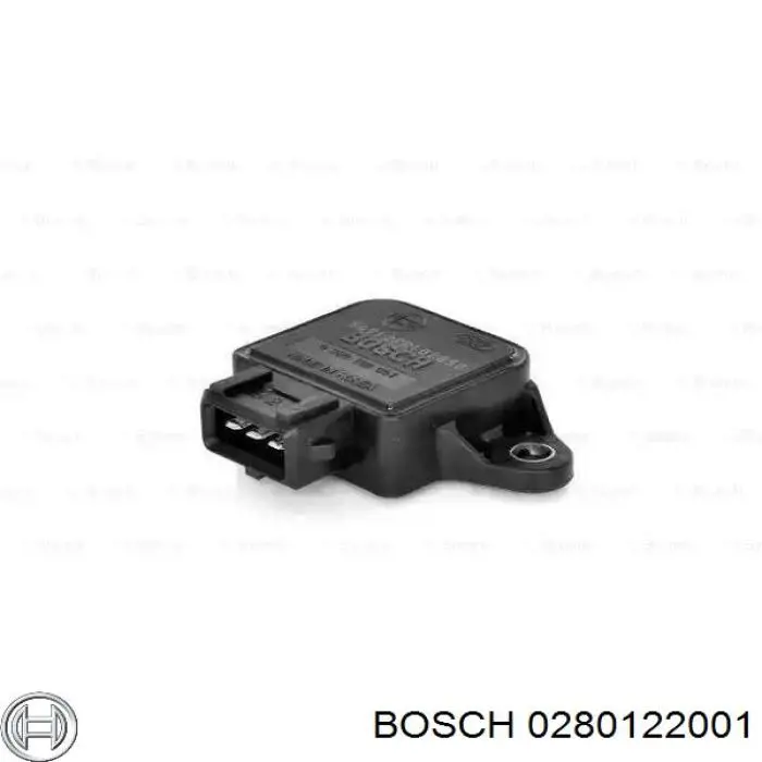 0280122001 Bosch датчик положення дросельної заслінки (потенціометр)
