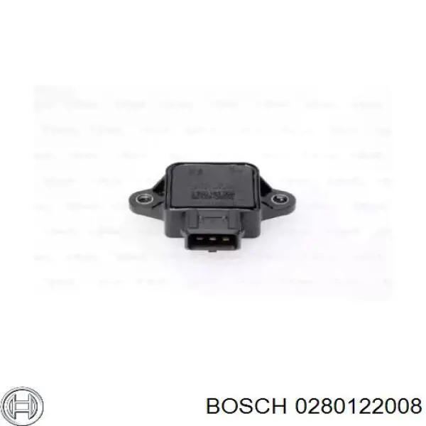 0280122008 Bosch датчик положення дросельної заслінки (потенціометр)