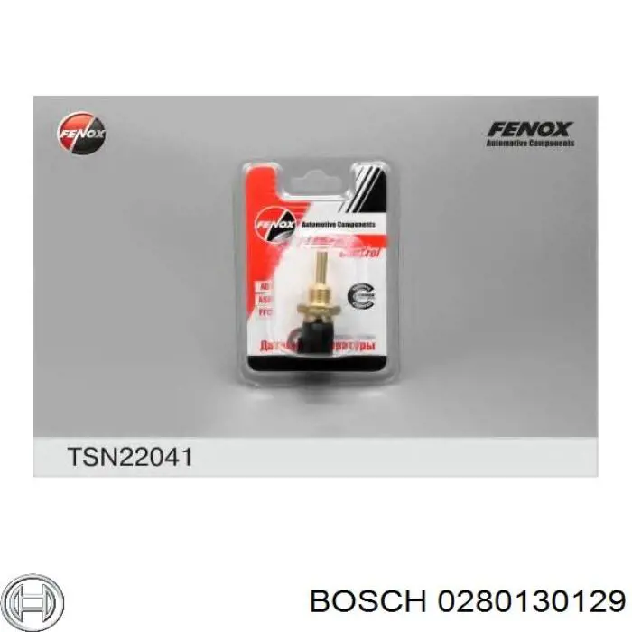 Датчик температури охолоджуючої рідини 0280130129 Bosch