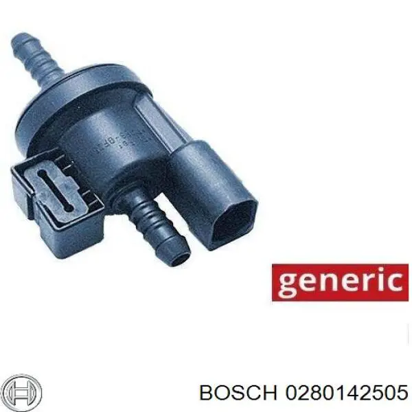 Купити 0280142505 Bosch Клапан системи вентиляції паливного бака