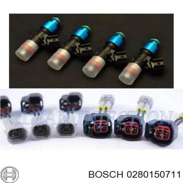 0280150711 Bosch форсунка вприску палива