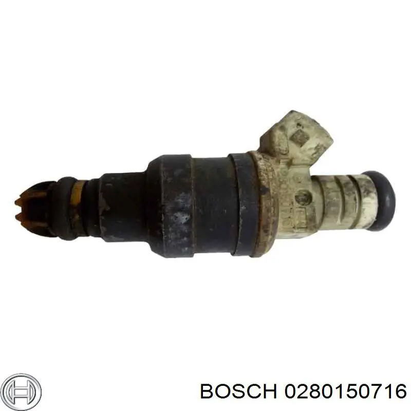 0280150716 Bosch Форсунка вприску палива