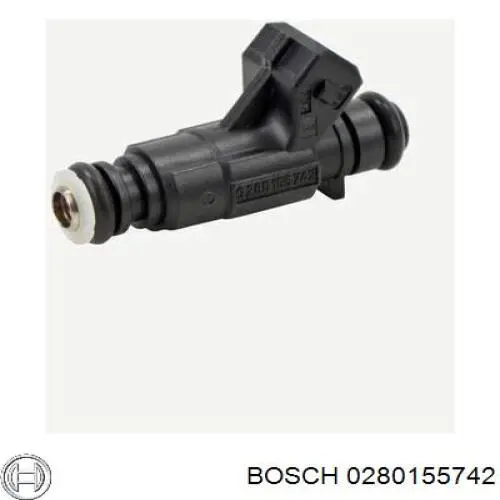0280155742 Bosch форсунка вприску палива