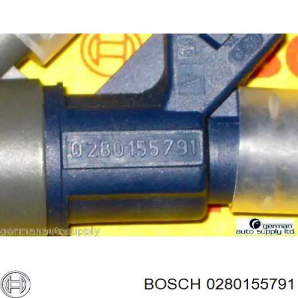 0280155791 Bosch Форсунка вприску палива