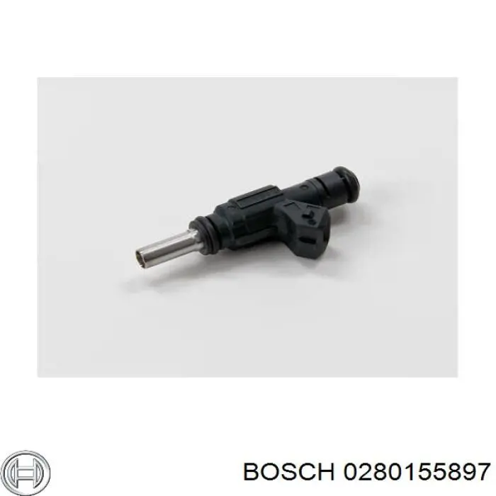 0280155897 Bosch Форсунка вприску палива