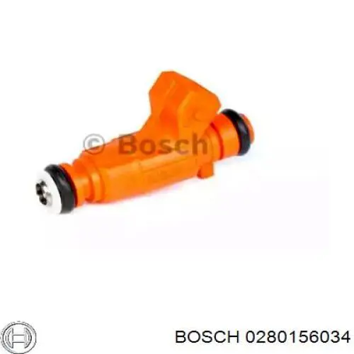 0280156034 Bosch форсунка вприску палива