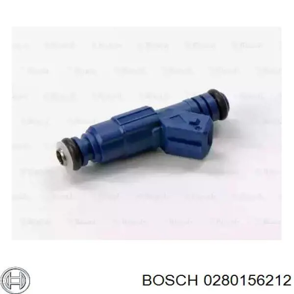 0280156212 Bosch форсунка вприску палива