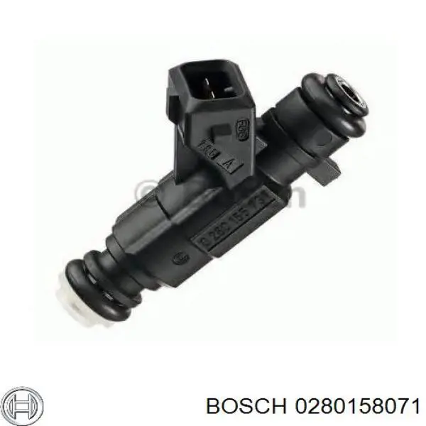 0280158071 Bosch Форсунка вприску палива