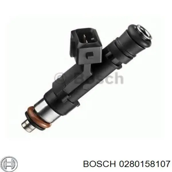 0280158107 Bosch форсунка вприску палива